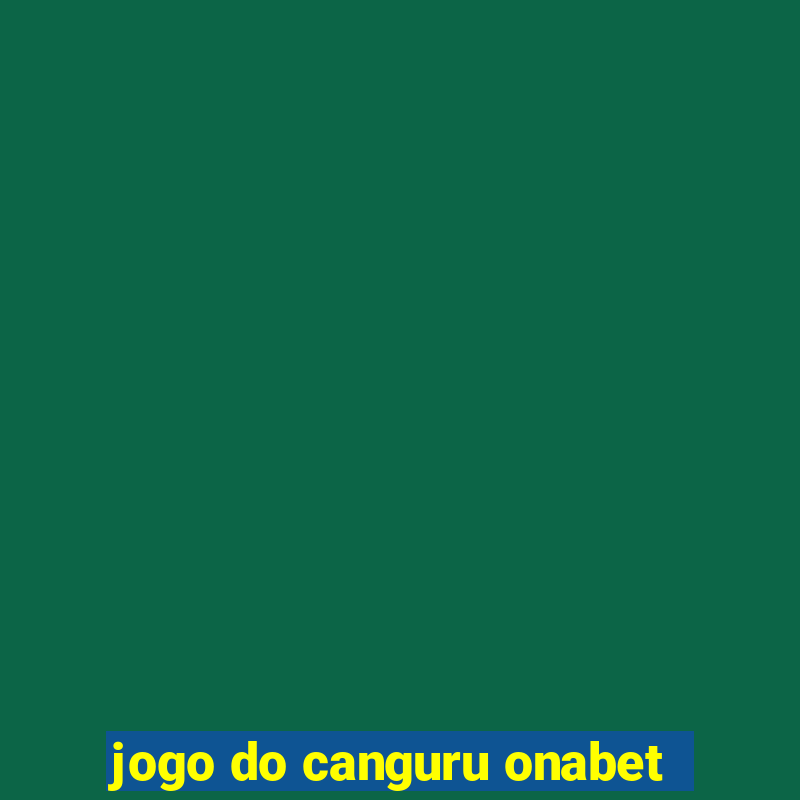 jogo do canguru onabet