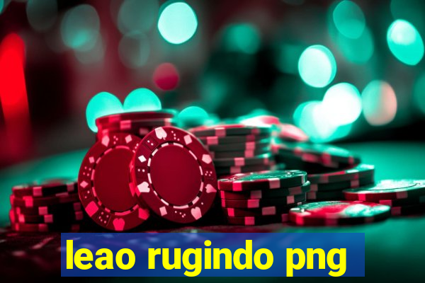 leao rugindo png