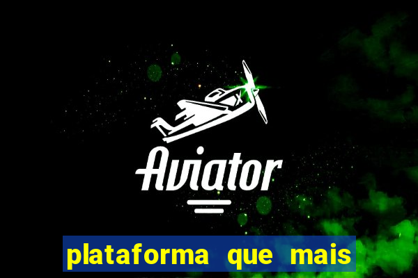 plataforma que mais paga no fortune tiger