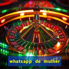 whatsapp de mulher de programa