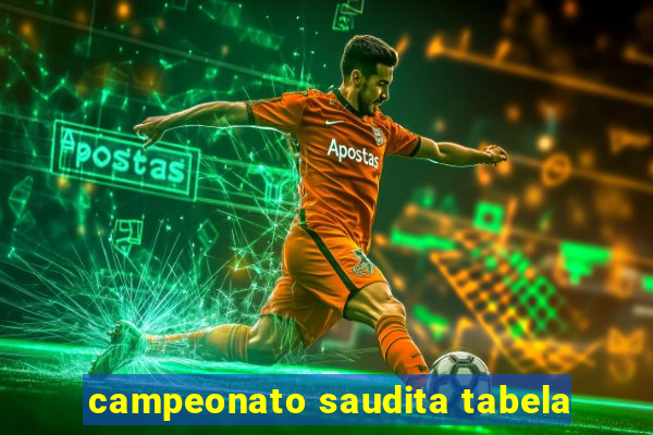 campeonato saudita tabela