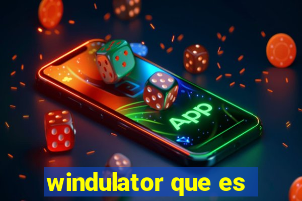 windulator que es