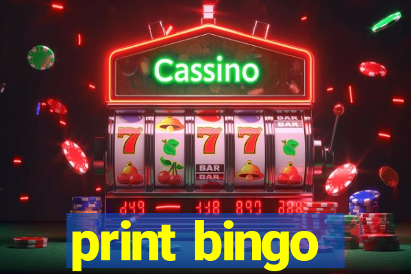 print bingo