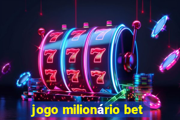 jogo milionário bet