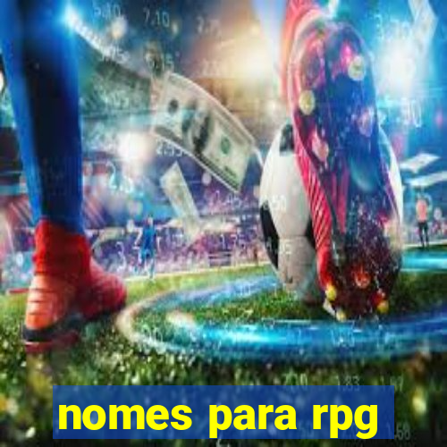 nomes para rpg