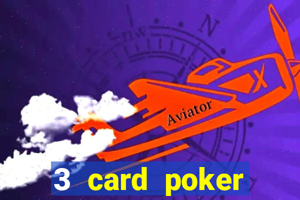 3 card poker casino game