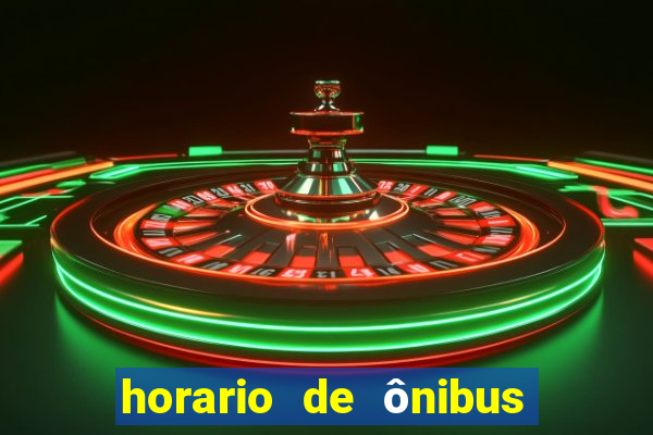 horario de ônibus vila nova