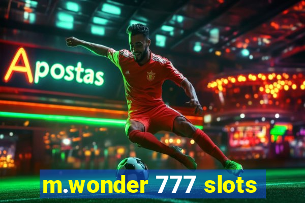 m.wonder 777 slots