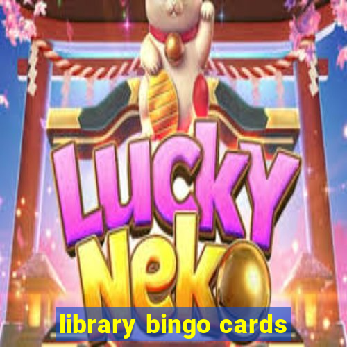 library bingo cards