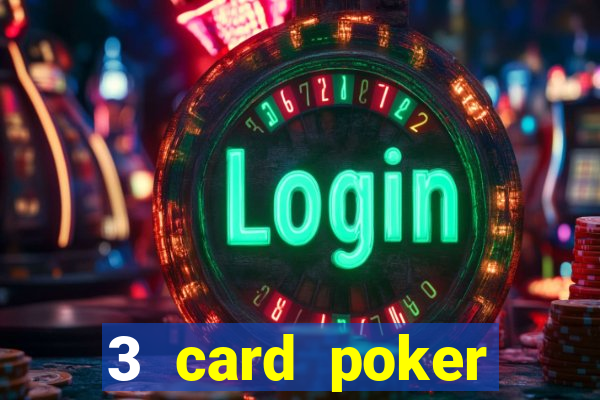 3 card poker casino rules