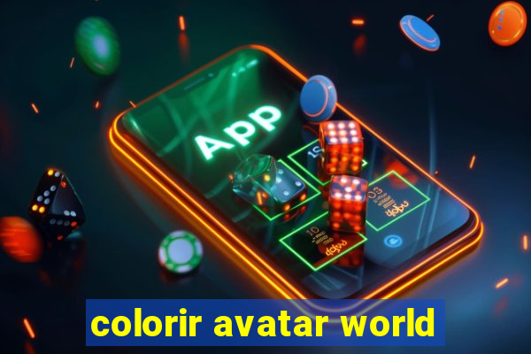 colorir avatar world