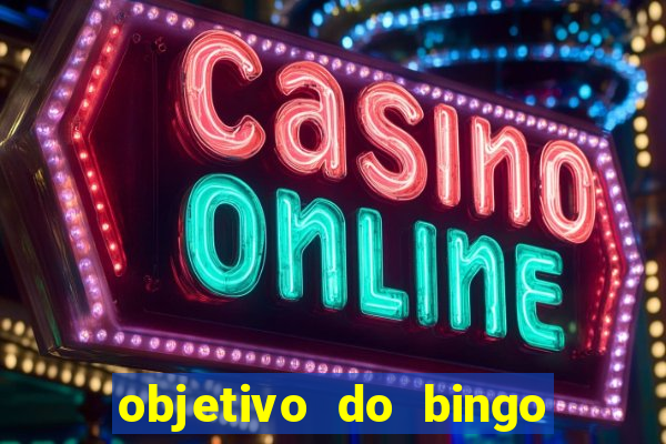 objetivo do bingo de letras