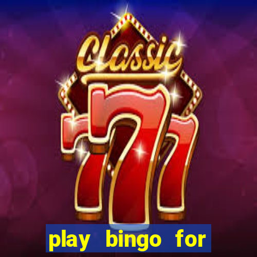 play bingo for money online