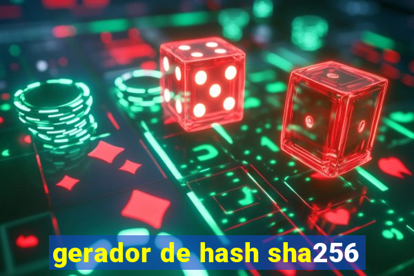 gerador de hash sha256