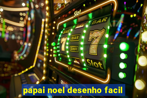 papai noel desenho facil