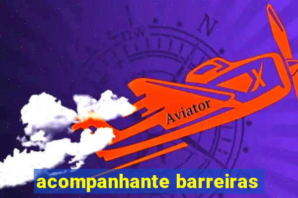 acompanhante barreiras