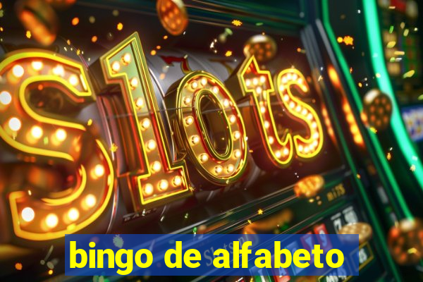 bingo de alfabeto