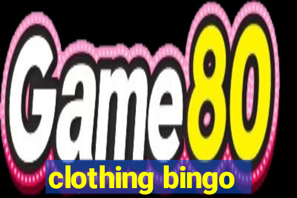 clothing bingo