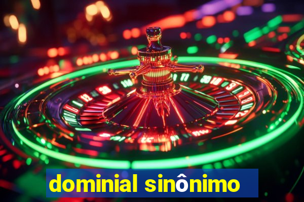 dominial sinônimo