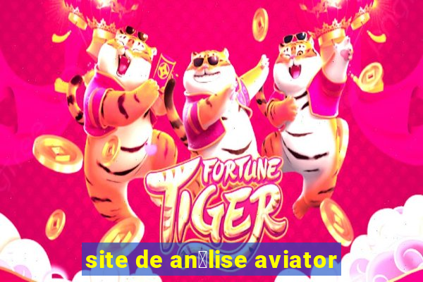 site de an谩lise aviator