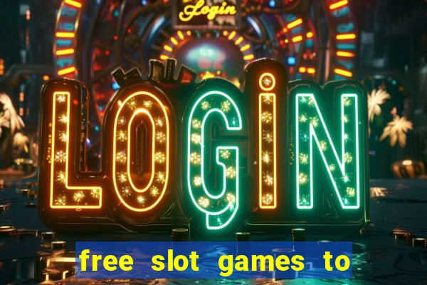 free slot games to play offline