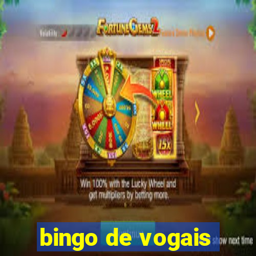 bingo de vogais