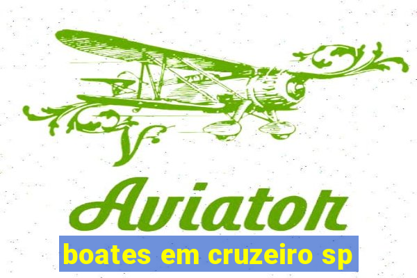 boates em cruzeiro sp