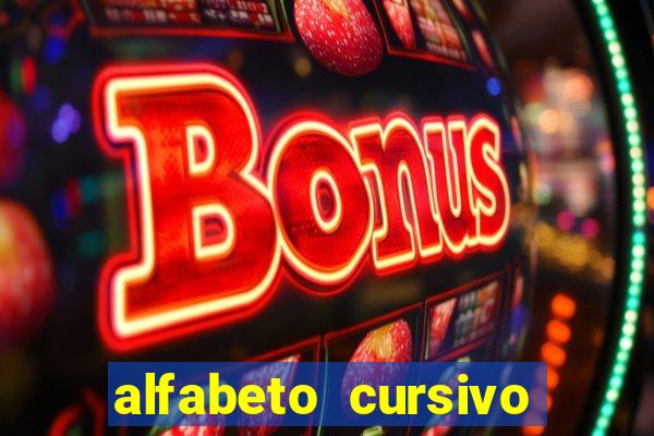 alfabeto cursivo pontilhado para imprimir pdf