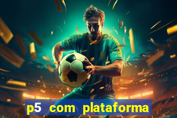 p5 com plataforma de jogos