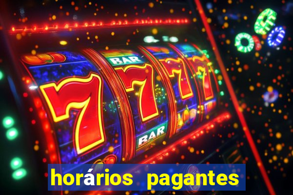 horários pagantes slots pg