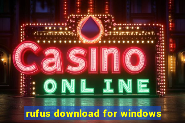 rufus download for windows