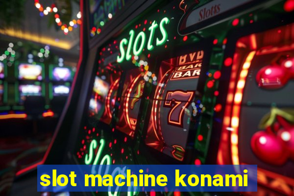 slot machine konami