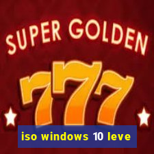 iso windows 10 leve