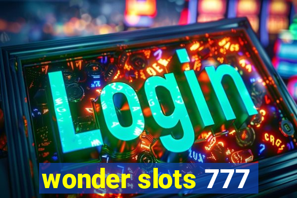 wonder slots 777