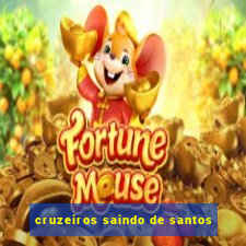 cruzeiros saindo de santos