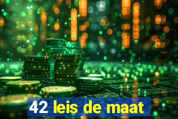 42 leis de maat