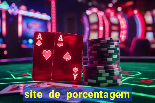 site de porcentagem de jogos slots