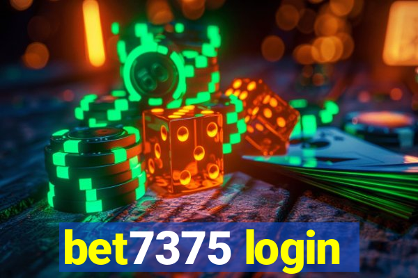 bet7375 login