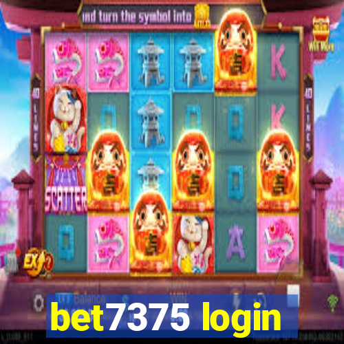 bet7375 login