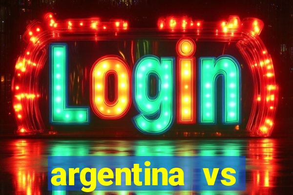 argentina vs colombia ao vivo