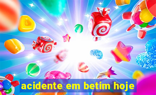 acidente em betim hoje