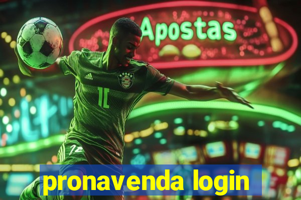 pronavenda login