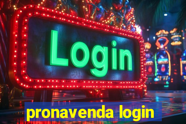 pronavenda login