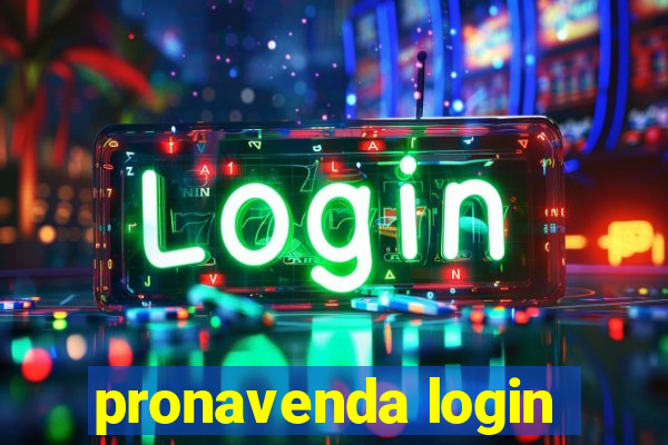 pronavenda login