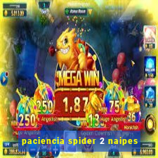 paciencia spider 2 naipes