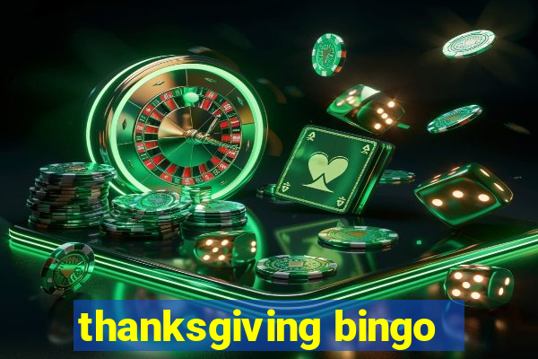 thanksgiving bingo