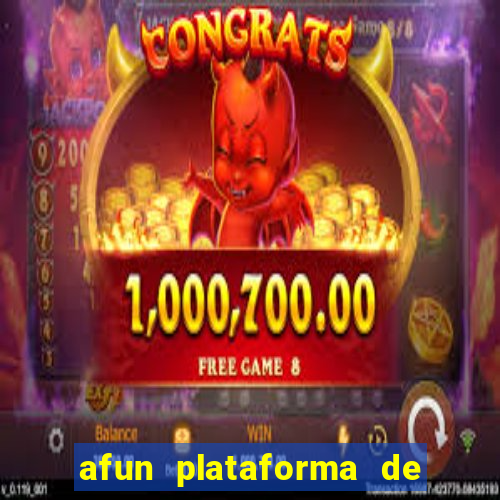 afun plataforma de jogos para ganhar dinheiro