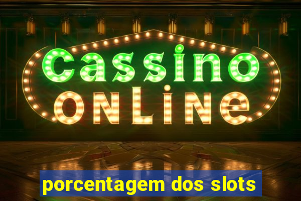 porcentagem dos slots