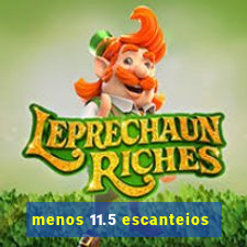 menos 11.5 escanteios