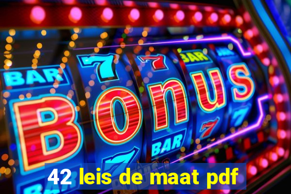 42 leis de maat pdf